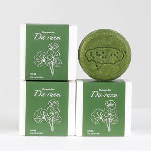 다:름 샴푸바  쿨링 카키 샴푸바(지루성,지성두피용) 약산성비누