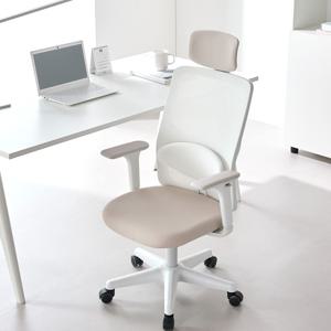 퓨어블 허리받침+조절팔세트 학생 공부 책상 사무용 컴퓨터의자