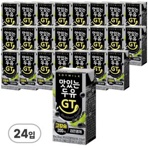 맛있는 두유 GT 고칼슘 검은콩깨 190ml*24입