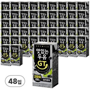 맛있는 두유 GT 고칼슘 검은콩깨 190ml*48입