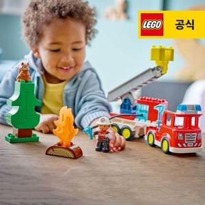 듀플로 10473 호스 달린 소방차와 소방관