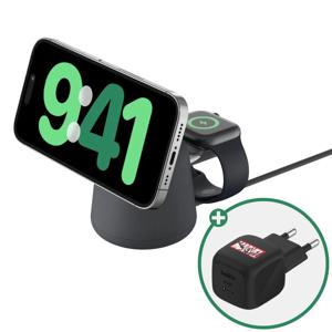 2in1 맥세이프 무선 충전기 + 45W 마블 고속충전기 세트