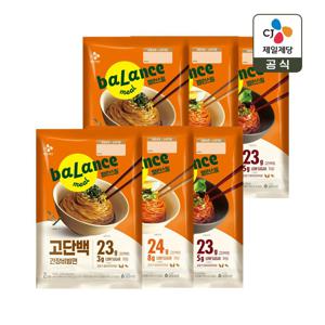 밸런스밀 고단백 간장 비빔면 x2개+매콤 비빔면 x2개+마라 비빔면 x2개(총 12인분)