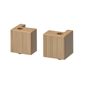 베드함 다리 가구부속 서랍장 신발장 참나무 8cm 2p