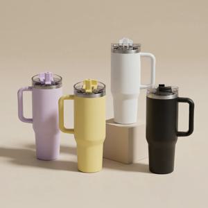 대용량 손잡이 보온보냉 스텐텀블러 1200ml1+1