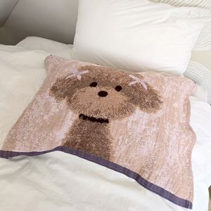 리틀푸들 깊은잠 베개수건 베개덮개 베개커버