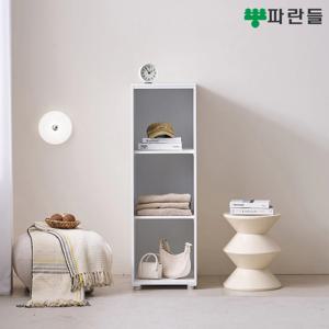 파란들가구 E0목재 LPM 400 3단 틈새수납장 틈새옷장 광폭수납장