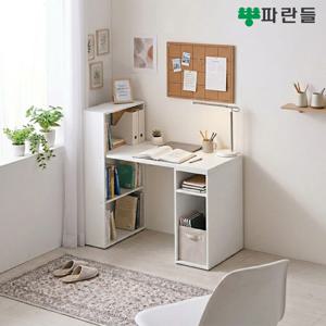 파란들가구 23T상판 E0 LPM 1200 3단600책장 오픈 h형책상세트