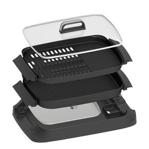 콤비 전기그릴 분리형 전기팬 고기불판 전골판 4중코팅 M자형 열선 DW-CP650