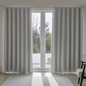 100% 완전차단 쉐이드 양면 사계절 암막커튼 아일렛 2장