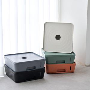 벨라가든 국내유일 3L 대용량 트리저브 화분받침대 이동식 바퀴 대형 화분받침 사각