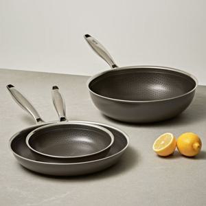 에지리 스텐큐브 모카 스텐팬 통3중 304 M 스테인리스 인덕션 프라이팬 (5종 1선택)