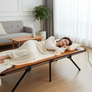 한일온열기 두꺼운 병원 한의원 탄소 카본 전기매트 미니싱글 70x180cm 브라운