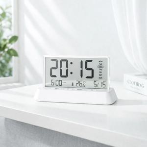INS 감성 투명 디지털 탁상시계 스누즈 감성 인테리어 시계