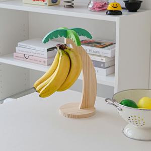 원목 바나나 거치대 바나나 걸이 바나나 스탠드 우드 과일 보관