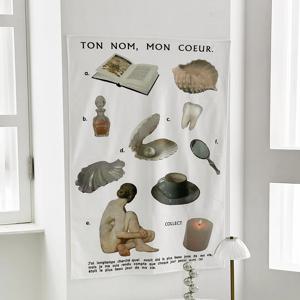 컬렉션 테이스티 소품 포스터 5종 방꾸 패브릭가리개 (진주조개)