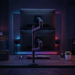 [5%쿠폰]LX 프리미엄 고중량 듀얼 모니터암 (무상 A/S)