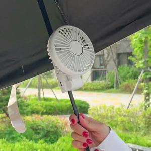 우산 고정 휴대용 선풍기 접이식 미니 무선 손풍기