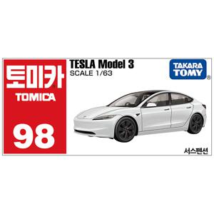 토미카 98 테슬라 모델3 화이트 다이캐스트 미니카