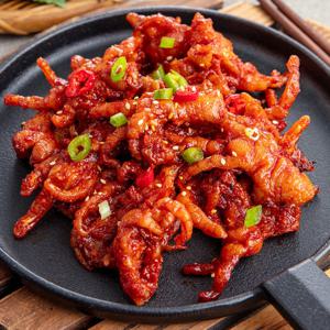 국내산 매콤 무뼈 양념닭발 400g