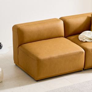 켄지 1인용 소파 실리콘레더 가죽 비건레더 모듈쇼파 국내제작 (팔걸이/암리스/카우치)