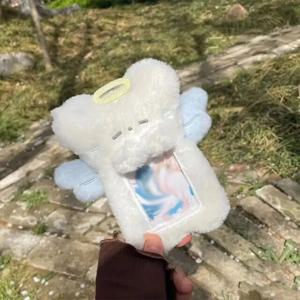 귀여운 천사냥이 카드 사진 홀더 가방 키링