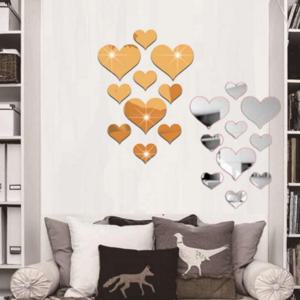 셀프 홈스타일링 입체 하트 스티커 데코 벽장식 포인트 욕실 침실 데칼