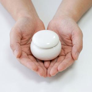 미니 소금 단지 항아리 현관 백자 흰색 이사 소금단지