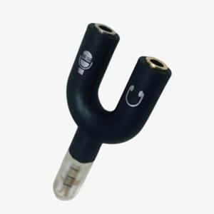 휴대폰 오디오 스테레오 분배잭 이어폰 두개연결 3.5 Y젠더 마이크 어댑터