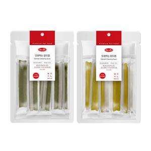 2개set 바우스낵 오래먹는 양치껌 관절건강/유산균&콜라겐 140g 덴탈껌 식물성 콜라겐