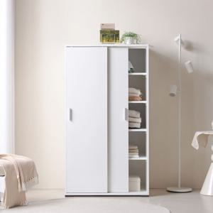 에이든 800 슬라이딩 옷장 화이트 미닫이 수납 원룸 자취 좁은방 틈새