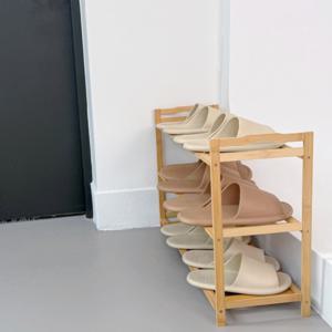 3단 원목 신발정리대 원룸 아파트 사무실 조립 우드 인테리어 신발장