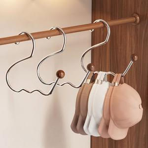 [해외] 다용도 S형 모자 정리 걸이 가방걸이 옷장정리 행거 4개