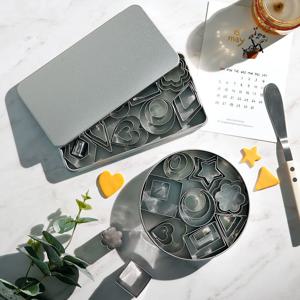 스텐403 쿠키 커터 모양틀 세트 케이스포함
