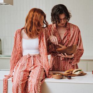 할레아 긴팔 로브 레드 (40수)