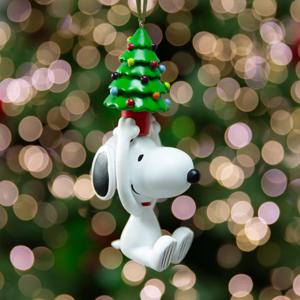 크리스마스 레진 오너먼트 - 트리 스누피 피규어 (피너츠 공식 콜라보)