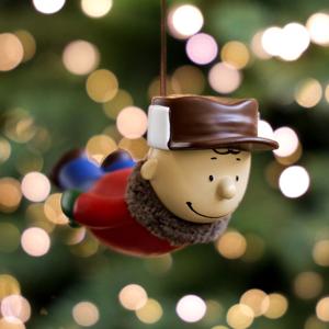 크리스마스 레진 오너먼트 - 슬라이딩 찰리 피규어 (피너츠 공식 콜라보)