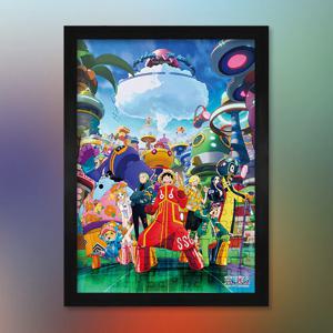 원피스 미래섬 에그헤드 v2 직소퍼즐 액자세트 500피스