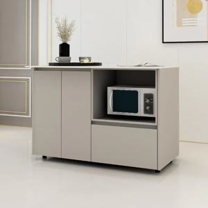 조합형 세라믹 아일랜드 식탁 홈바테이블 주방 보조 조리대 옵션2 수납장 렌지장