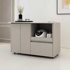 조합형 세라믹 아일랜드 식탁 홈바테이블 주방 보조 조리대 옵션16 수납장 밥솥장