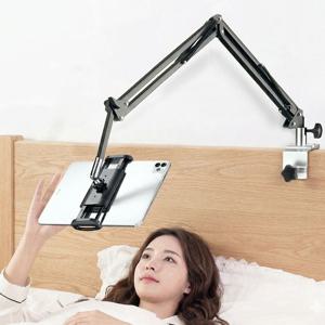 누워서보는 핸드폰거치대 침대 태블릿 거치대 책상 자바라 거치대