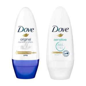 도브 데오드란트 롤온 40ml 오리지널+센서티브 2종세트