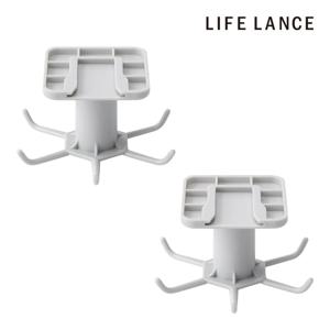 1+1 고릴라 다용도 회전걸이 주방 조리도구걸이 천장 부착형 360도 회전형 후크