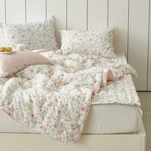 플리안 마이크로모달 베개커버 50X70 플라워 스트라이프 침실 포인트