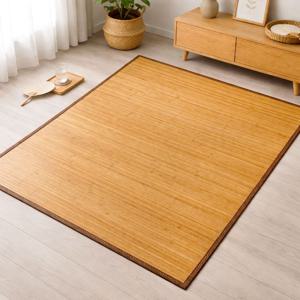 무지 대나무 돗자리 17mm ( 시원한 침대 대자리 통풍 여름자리 카페트 돗자리 매트 )