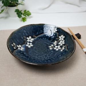 블루매화 카레접시