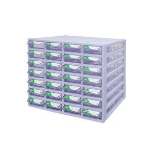 국내생산 완제품! 투명수납함 소형 28칸 서랍 다용도 적층식 데스크 레고 다꾸 굿즈 정리