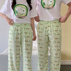 스누피 봄 여름 파자마 바지