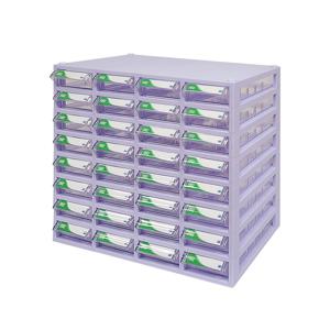 국내생산 완제품! 적층식 서랍형 투명수납함 소형 32칸 팬트리 주방 레고 약 캡슐 정리함