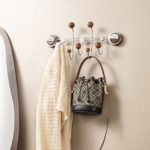 [해외] 북유럽 흡반 벽옷걸이 도어 행거 무타공 모자 가방 걸이 2colors